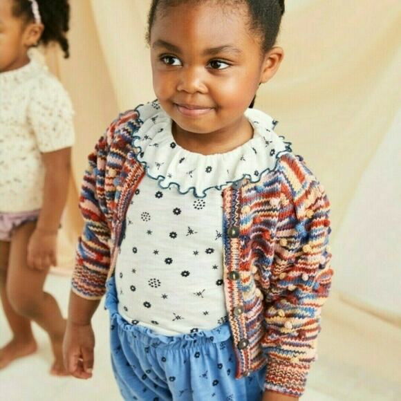 Misha And Puff Fairgrounds Space Dye Hooded Popcorn Cardigan - Picture 2 of 6